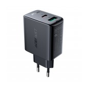 Travel Charger Acefast A5 Fast Charging USB-C 20W+USB-A 12W PD20W, QC3.0 / QC2.0 32W Black