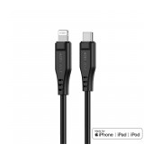 Data Cable Acefast C3-01 USB-C to Lightning Braided 3A Apple Certified MFI 1.2m Black