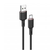 Data Cable Acefast C2-04 USB-A to USB-C 3A 1.2m Black
