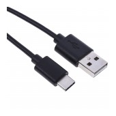 Data Cable Ancus USB AM to Micro USB-C Black 20 cm