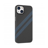 Case Hoco Slim Kevlar Texture  for Apple iPhone 14 Black Blue