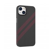 Case Hoco Slim Kevlar Texture for Apple iPhone 14 Plus Black Red