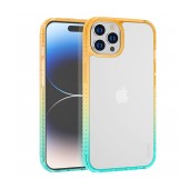 Case Hoco Crystal Color Skin Feel for Apple iPhone 14 Pro Orange Green