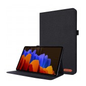 Book Case Ancus Fabric for Samsung Galaxy Tab S8 SM-X700 Black