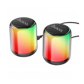 Wireless Speaker Hoco BS56 Colorful 2-in-1 BT V5.2 2X5W, FM, USB and 3.5mm 12 x Lighting Effects