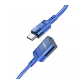 Extension Cable Hoco U107 USB-C Male to USB 3.0 Female 5V/2A 5Gbps OTG 1.2m Blue