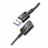 Extension Cable Hoco U107 USB Male to USB 3.0 Female 3A 5Gbps OTG 1.2m Black