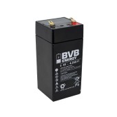 Μπαταρία BVB Energy VRLA AGM F1 (4V 4.5Ah) 0.48 kg 100mm x 51mm x 51mm