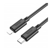 Data Cable Hoco X88 USB-C to Lightning for Fast Charging and Data Transfer PD20W 1m Black