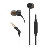 Hands Free JBL Tune 160 In-ear 3.5 mm Pure Bass Sound with Mic JBLT160BLK Black