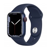 Watchband Hoco WA01 Flexible 42/44/45/49mm for Apple Watch series 1/2/3/4/5/6/7/8/SE/Ultra Deep Blue Silicone Band