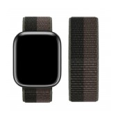 Watchband Hoco WA02 38/40/41mm Nylon for Apple Watch series 1/2/3/4/5/6/7/8/SE Storm Black with Grey