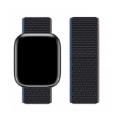 Watchband Hoco WA02 42/44/45/49mm Nylon for Apple Watch series 1/2/3/4/5/6/7/8/SE/Ultra Charcoal