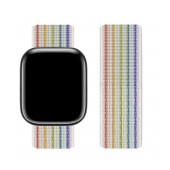 Watchband Hoco WA02 42/44/45/49mm Nylon for Apple Watch series 1/2/3/4/5/6/7/8/SE/Ultra Reflective Rainbow Edition