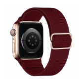 Watchband Hoco WA04 Fashion series 42/44/45/49mm Nylon for Apple Watch 1/2/3/4/5/6/7/8/SE Dark Wine