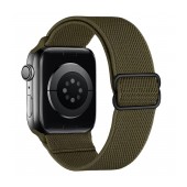 Watchband Hoco WA04 Fashion series 42/44/45/49mm Nylon for Apple Watch 1/2/3/4/5/6/7/8/SE Dark Olive Green