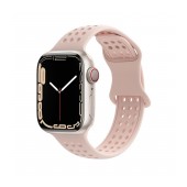 Watchband Hoco WA08 Flexible Honeycomb 38/40/41mm for Apple Watch 1/2/3/4/5/6/7/8/SE Powder Sand Silicon Band