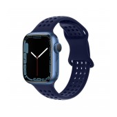 Watchband Hoco WA08 Flexible Honeycomb 38/40/41mm for Apple Watch 1/2/3/4/5/6/7/8/SE Evening Blue Silicon Band