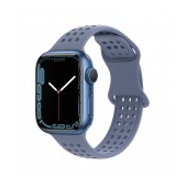 Watchband Hoco WA08 Flexible Honeycomb 38/40/41mm for Apple Watch 1/2/3/4/5/6/7/8/SE Lavender Grey Silicon Band