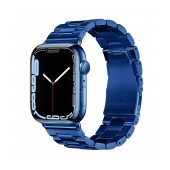 Watchband Hoco WA10 Grand Series 42/44/45/49mm for Apple Watch 1/2/3/4/5/6/7/8/SE Stainless Steel Blue