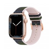 Watchband Hoco WA11 Diamond series 38/40/41mm for Apple Watch 1/2/3/4/5/6/7/8/SE Black Gold Blue Silicone Band