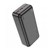 Power Bank Hoco J101B Astute 30000mAh USB 1/USB 2 22.5W USB-C 20W 5V/3A4 LED Battery Display Black