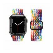 Watchband Hoco WA05 Jane Eyre 42/44/45/49mm Nylon for Apple Watch 1/2/3/4/5/6/7/8/SE/Ultra Official Rainbow