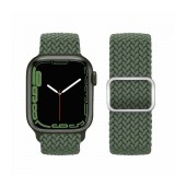Watchband Hoco WA05 Jane Eyre 42/44/45/49mm Nylon for Apple Watch 1/2/3/4/5/6/7/8/SE/Ultra Dark Olive Green