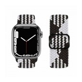 Watchband Hoco WA05 Jane Eyre 42/44/45/49mm Nylon for Apple Watch 1/2/3/4/5/6/7/8/SE/Ultra Z Pattern Black-White