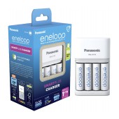 Battery Charger Panasonic Eneloop BQ-CC55E Smart & Quick for AA/AAA with 4 AA batteries Eco Pack
