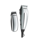 Haircutting and Touch Up Kit Wahl Deluxe Home Pro 79305-1316 with 8+2 guide combs 3-25mm Silver