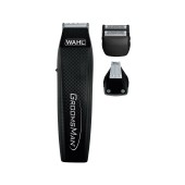 Multigroomer Battery Trimmer Wahl GroomsMan All-in-One 05537-3016 with 4 guide combs and 2 trimmer blades 1,5-12mm Black
