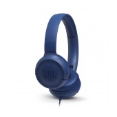 Stereo Headphone On-ear JBL Tune 500 3.5mm Pure Bass Sound with Mic JBLT500BLU Blue