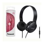 Headphone Panasonic RP-HF100ME-K 3.5mm with Mic Βlack + Hands Free Panasonic RP-HV21E-P 3.5mm Pink With Clip No Mic
