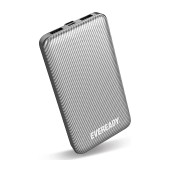 Power Bank Energizer Eveready Slim 10000mAh 2A with 2xUSB 2.0 and LED Battery Display Silver