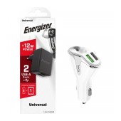 3 x Travel Charger Energizer Universal with Dual Port USB-A + 1 χ Car Charger Hoco E47 Pro Traveller USB QC3.1