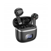 Wireless Headset Hoco EQ1 Music Guide TWS V5.3 with Control Button Siri Compatible and LED Display Black