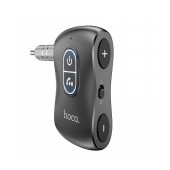 Bluetooth FM Transmitter Hoco E73 Pro Journey 2-in-1 BT v5.0 AUX 3.5mm and USB-C Built-In Microphone Black