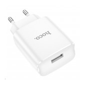 Travel Charger Hoco DC53 Friendly with USB 5V 2.1A 50/60Hz White