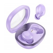 Wireless Hands Free Hoco EQ3 Smart TWS V5.3 with Control Button Siri Compatible and 7h Talk Time Purple