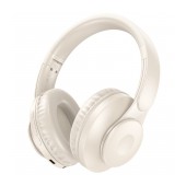 Wireless Stereo Headphone Hoco W45 Enjoy V5.3 400mAh with Micro SD AUX port White