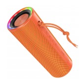 Portable Wireless Speaker Hoco HC20 Luster sports TWS V5.2 2χ10W, FM, USB & AUX port, Micro SD Orange