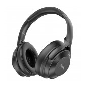 Wireless Stereo Headphone Hoco W37 Sound V5.3 500mAh with Micro SD AUX port Active Noise Cancellation Black