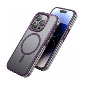 Case Hoco Flexible Airbag 6m Anti-Fall Magnetic Series for Apple iPhone 15 Pro Max Purple