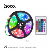 LED Strip Hoco DL 30 lights/m 120 LED Lights 4m with 24-keys Remote Control and CR2025 Battery with 50000h Life