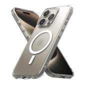Case TPU Ancus Magnetic Ring για Apple iPhone 15 Pro Max Transparent