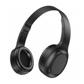 Wireless Stereo Headphone Hoco W46 Charm V5.3 200mAh AUX port Black