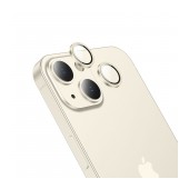 Camera Frame Film Hoco 3D Metal V13 for Apple iPhone 15 / iPhone 15 Plus Light Yellow