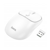 Wireless Mouse Hoco GM25 Royal Dual Mode 1600dpi 2.4GHz 4 Buttons Space White