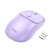 Wireless Mouse Hoco GM25 Royal Dual Mode 1600dpi 2.4GHz 4 Buttons Romantic Purple